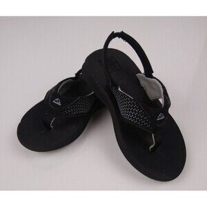 Reef Little Rover Flip Flops Unisex Toddler Size 7 Black